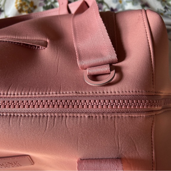 Pink Dagne Dover large Landon neoprene carryall bag - Picture 6 of 13